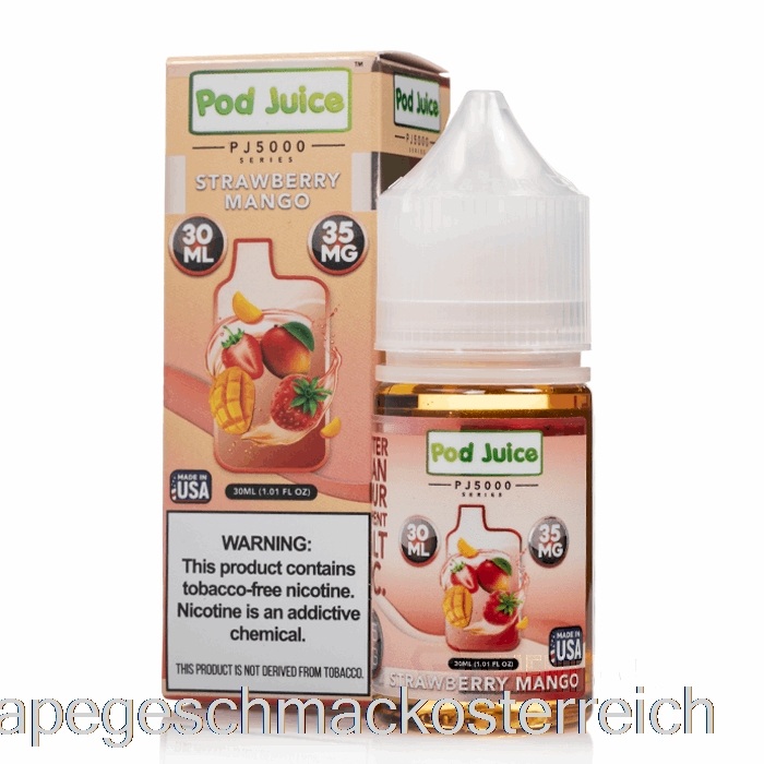 Erdbeer-Mango-Schotensaft PJ5000 – 30 Ml, 55 Mg Vape-Geschmack